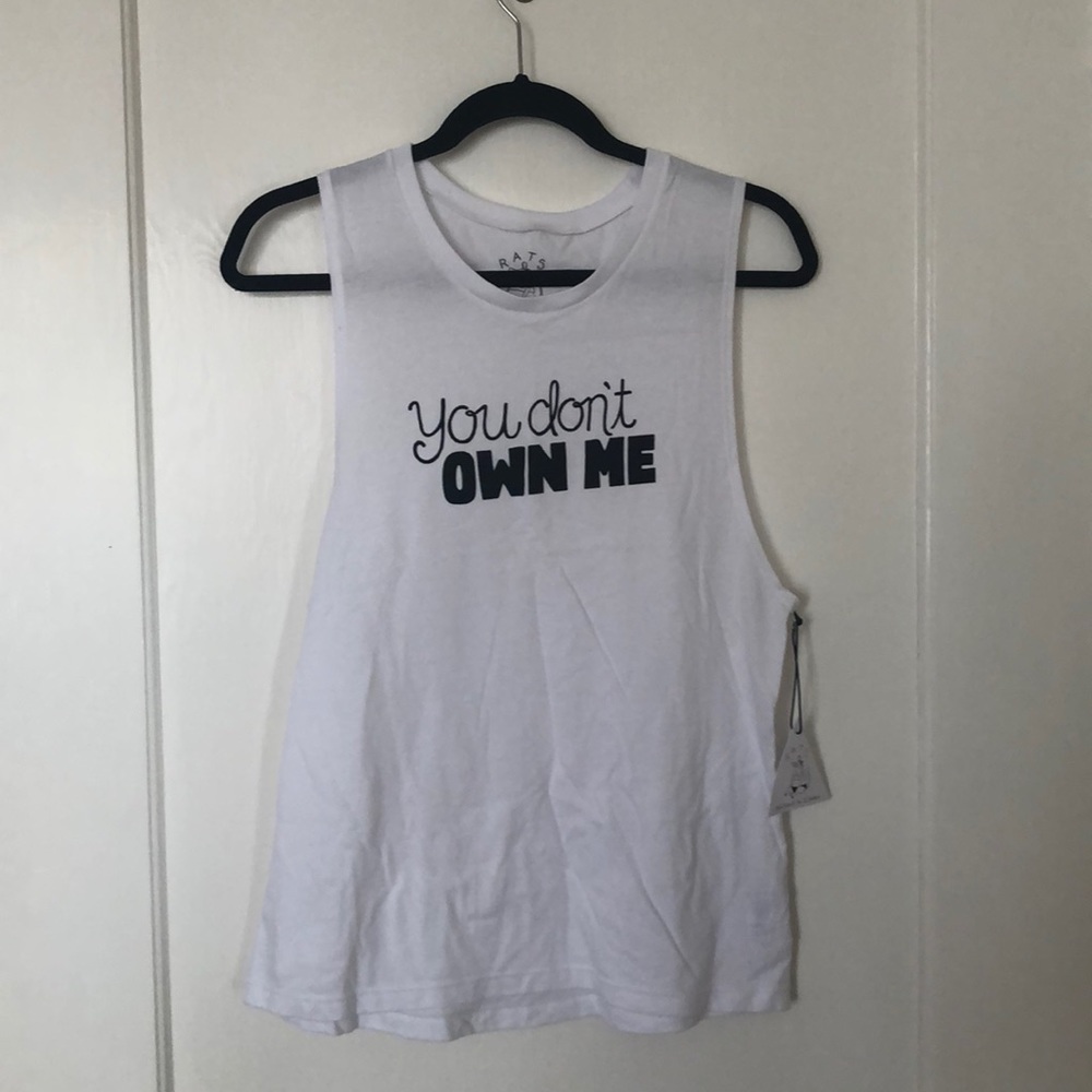 You don’t own me muscle tank - size medium